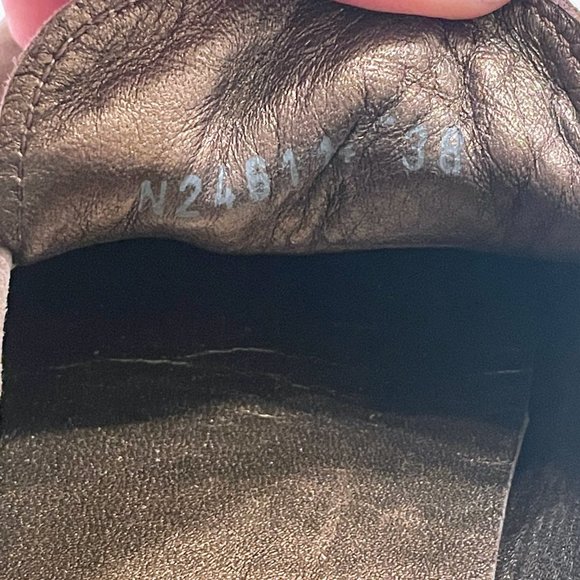 AGL Attilio Giusti Leombruni Gray Suede Butckle Strap Loafers Size: 38 - Picture 7 of 10